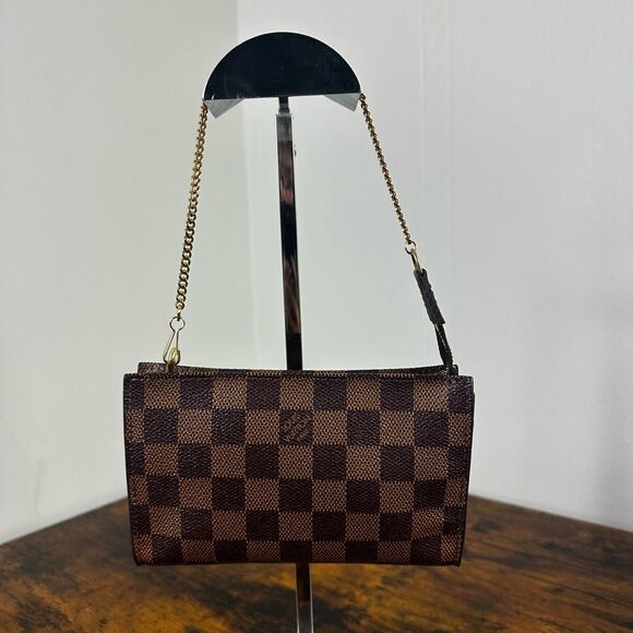 Louis Vuitton Damier Ebene Bucket Accessories Pochette Bag - Picture 1 of 15